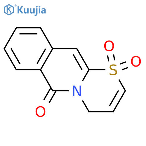 4H,6H-[1,3]THIAZINO[3,2-B]ISOQUINOLIN-6-ONE, 1,1-DIOXIDE structure
