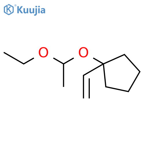 CYCLOPENTANE, 1-ETHENYL-1-(1-ETHOXYETHOXY)- structure