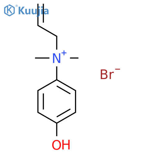 Benzenaminium, 4-hydroxy-N,N-dimethyl-N-2-propenyl-, bromide structure