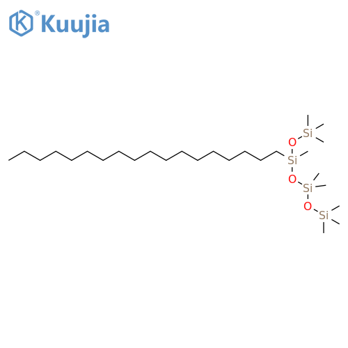Siloxanes and Silicones, di-Me, Me stearyl structure