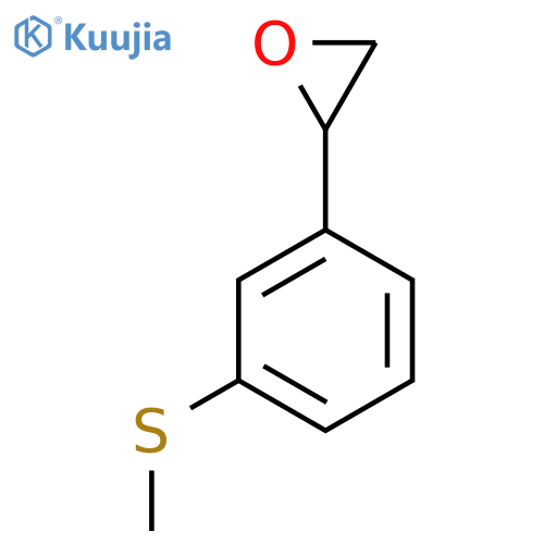 2-3-(methylsulfanyl)phenyloxirane structure