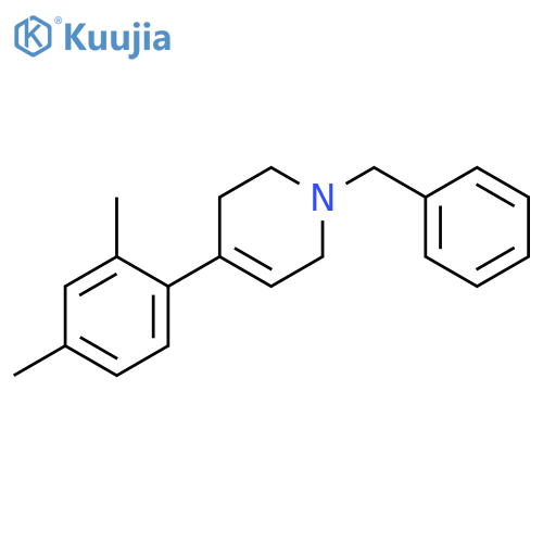 PYRIDINE, 4-(2,4-DIMETHYLPHENYL)-1,2,3,6-TETRAHYDRO-1-(PHENYLMETHYL)- structure
