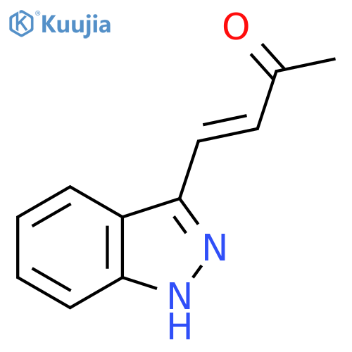 4-(1H-indazol-3-yl)but-3-en-2-one structure
