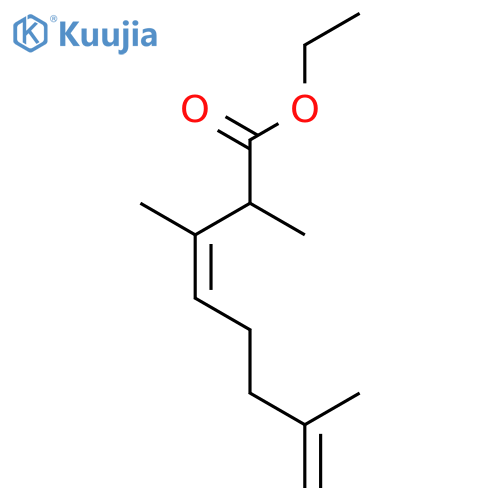 3,7-Octadienoic acid, 2,3,7-trimethyl-, ethyl ester, (Z)- structure