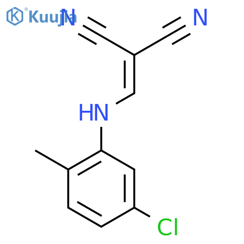 PROPANEDINITRILE, [[(5-CHLORO-2-METHYLPHENYL)AMINO]METHYLENE]- structure