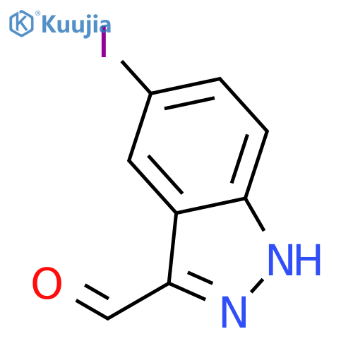 5-Iodo-1H-indazole-3-carbaldehyde structure