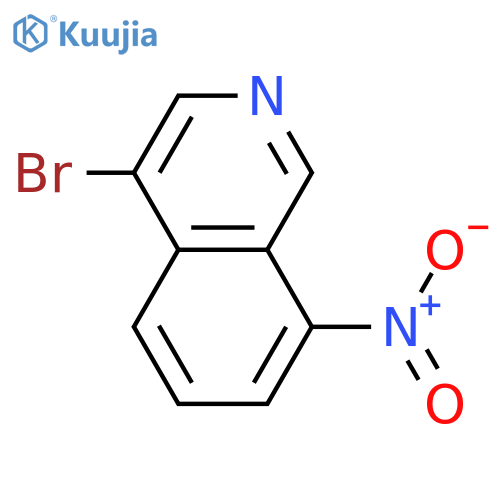 4-Bromo-8-nitroisoquinoline structure