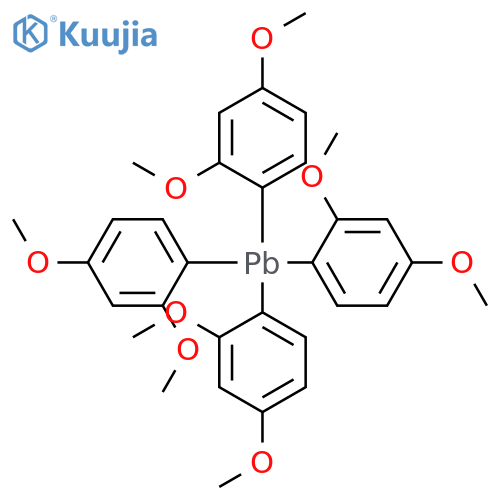 Plumbane, tetrakis(2,4-dimethoxyphenyl)- structure
