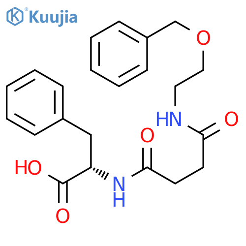 L-PHENYLALANINE, N-[1,4-DIOXO-4-[[2-(PHENYLMETHOXY)ETHYL]AMINO]BUTYL]- structure