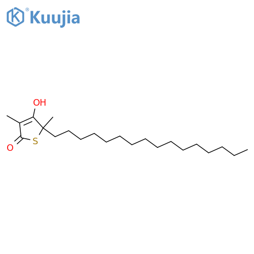 2(5H)-Thiophenone, 5-hexadecyl-4-hydroxy-3,5-dimethyl- structure