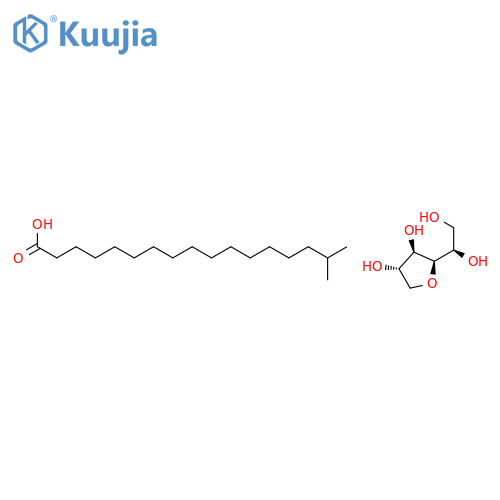 D-GLUCITOL, 1,4-ANHYDRO-, MONOISOOCTADECANOATE structure