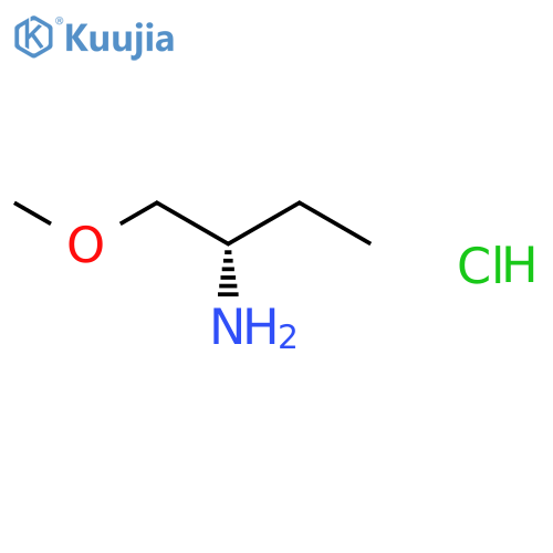 (2S)-1-methoxybutan-2-amine hydrochloride structure