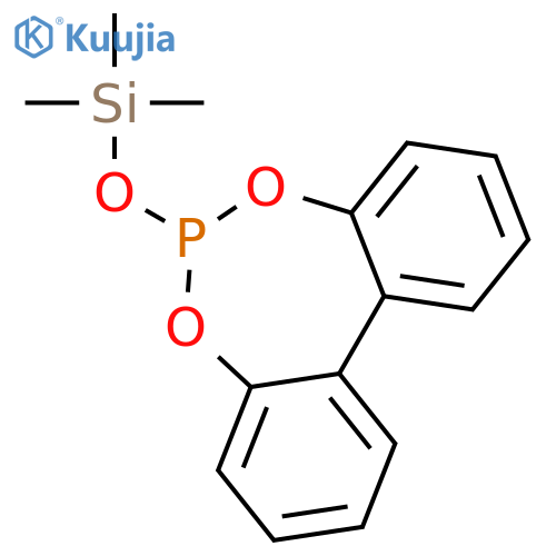 Dibenzo[d,f][1,3,2]dioxaphosphepin, 6-[(trimethylsilyl)oxy]- structure