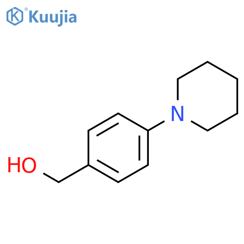 (4-Piperidin-1-yl-phenyl)methanol structure