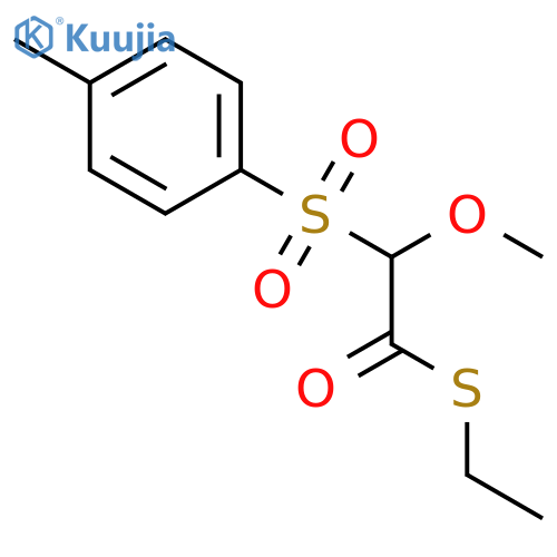 ETHANETHIOIC ACID, METHOXY[(4-METHYLPHENYL)SULFONYL]-, S-ETHYL ESTER structure
