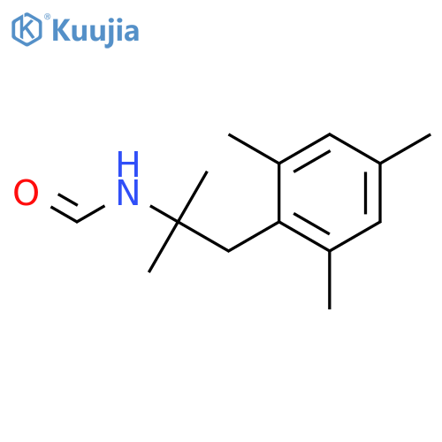 Formamide, N-[1,1-dimethyl-2-(2,4,6-trimethylphenyl)ethyl]- structure