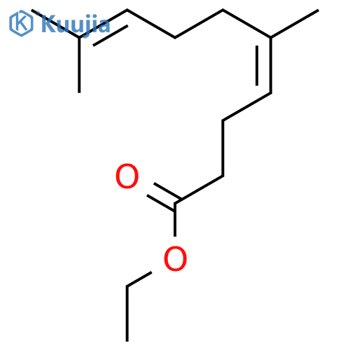 4,8-Decadienoic acid, 5,9-dimethyl-, ethyl ester, (Z)- structure