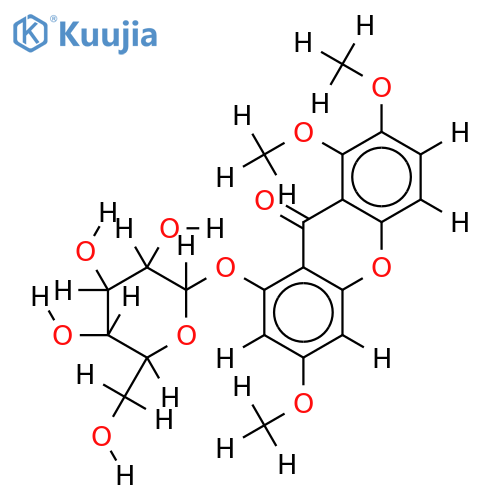 1-Glucosyl-decussatin structure