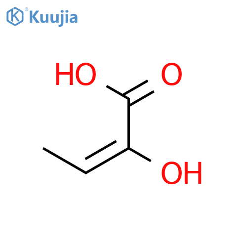 2-Hydroxybut-2-enoic acid structure