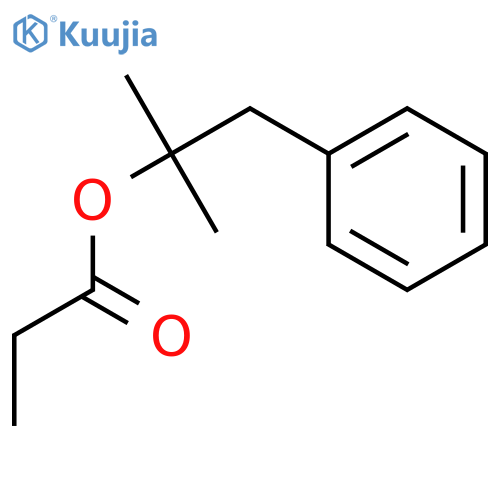Benzylisopropyl propionate structure