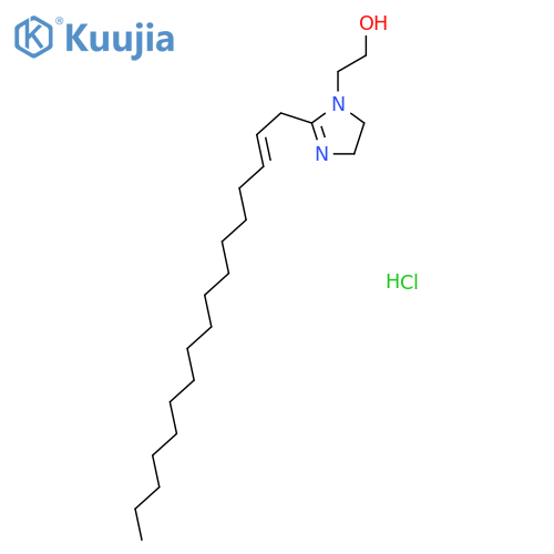heptadec-2-enyl-4,5-dihydro-1H-imidazole-1-ethanol hydrochloride structure