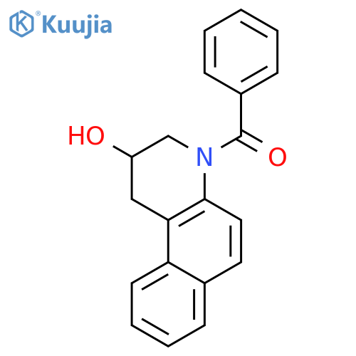 BENZO[F]QUINOLINE, 4-BENZOYL-1,2,3,4-TETRAHYDRO-2-HYDROXY- structure
