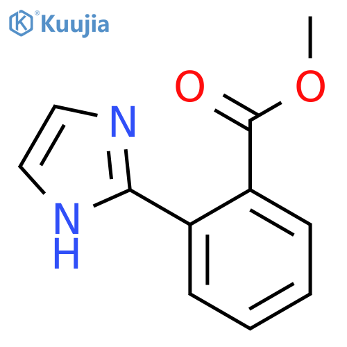 BENZOIC ACID, 2-(1H-IMIDAZOL-2-YL)-, METHYL ESTER structure