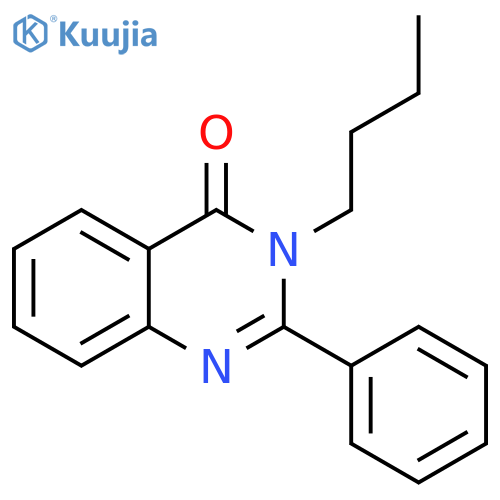 4(3H)-Quinazolinone, 3-butyl-2-phenyl- structure