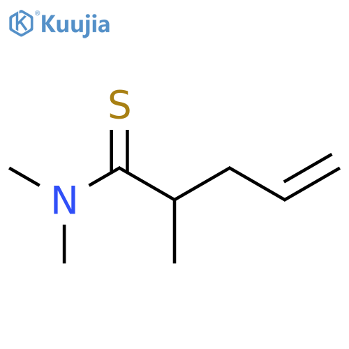 4-Pentenethioamide, N,N,2-trimethyl- structure