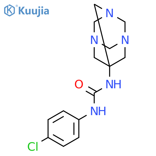 Urea, N-(4-chlorophenyl)-N'-1,3,5-triazatricyclo[3.3.1.13,7]dec-7-yl- structure