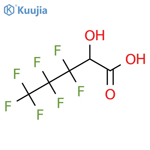 3,3,4,4,5,5,5-heptafluoro-2-hydroxypentanoic acid structure