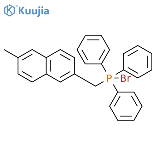 Phosphorane, bromo[(6-methyl-2-naphthalenyl)methyl]triphenyl- structure