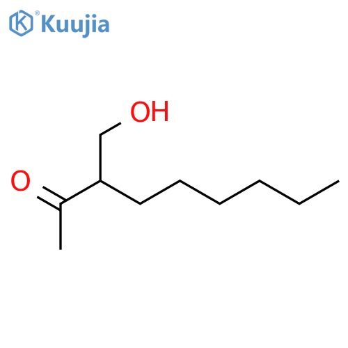 3-(hydroxymethyl)nonan-2-one structure