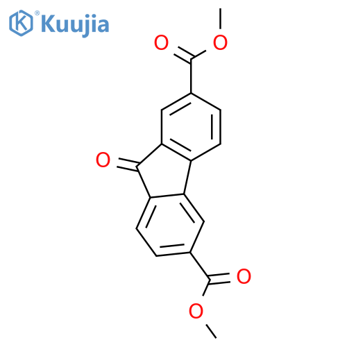 dimethyl 9-oxo-9H-fluorene-2,6-dicarboxylate structure