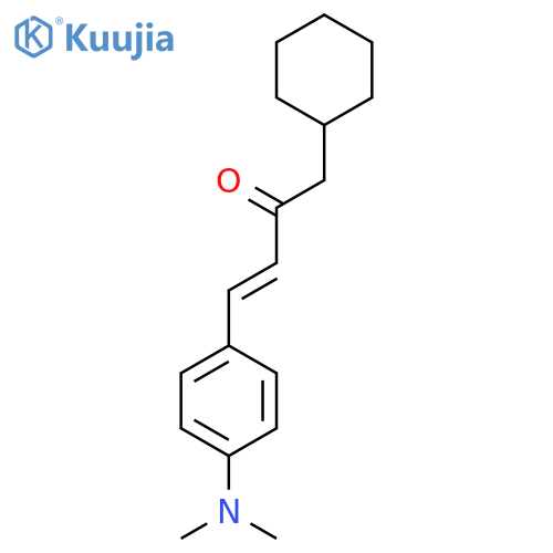 1-Cyclohexyl-4-[4-(dimethylamino)phenyl]but-3-en-2-one structure