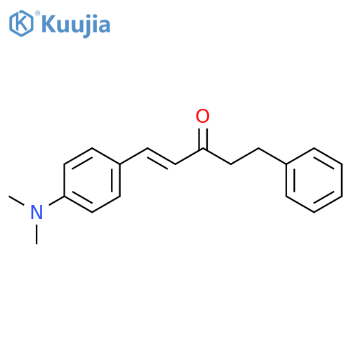 1-Penten-3-one, 1-[4-(dimethylamino)phenyl]-5-phenyl- structure