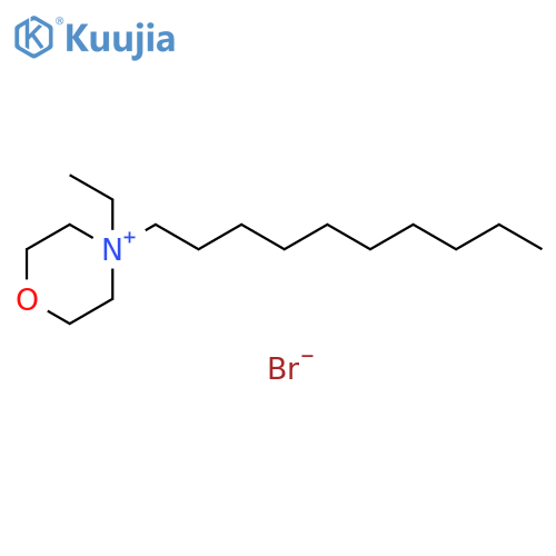 Morpholinium, 4-decyl-4-ethyl-, bromide structure