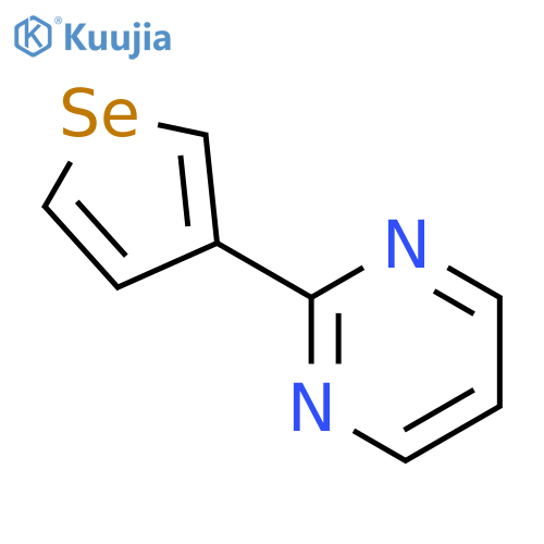 Pyrimidine, 2-selenophene-3-yl- structure
