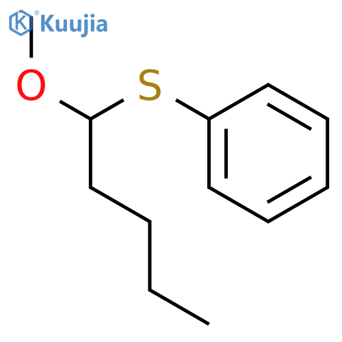 BENZENE, [(1-METHOXYPENTYL)THIO]- structure