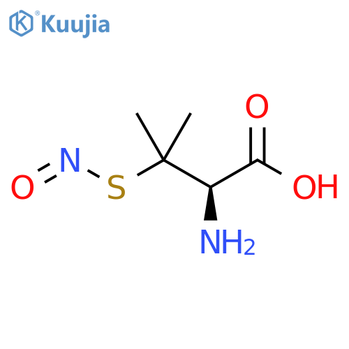 Valine, 3-(nitrosothio)- structure