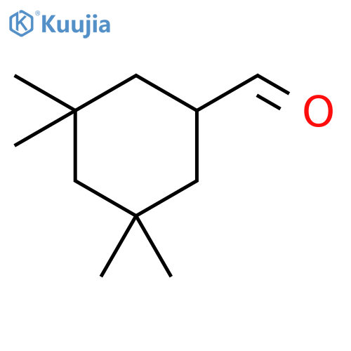 3,3,5,5-tetramethylcyclohexane-1-carbaldehyde structure