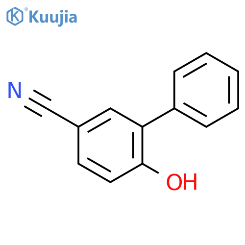 [1,1'-Biphenyl]-3-carbonitrile, 6-hydroxy- structure