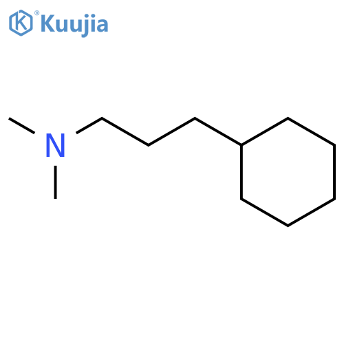 CYCLOHEXANEPROPANAMINE, N,N-DIMETHYL- structure