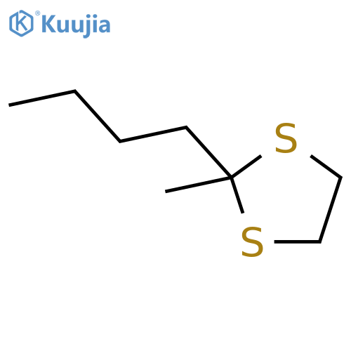 1,3-Dithiolane, 2-butyl-2-methyl- structure