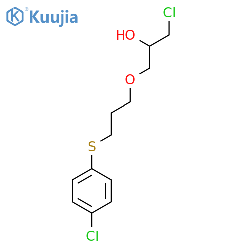 2-PROPANOL, 1-CHLORO-3-[3-[(4-CHLOROPHENYL)THIO]PROPOXY]- structure