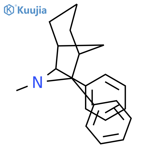 3-AZABICYCLO[3.3.1]NONANE, 3-METHYL-2,4-DIPHENYL- structure