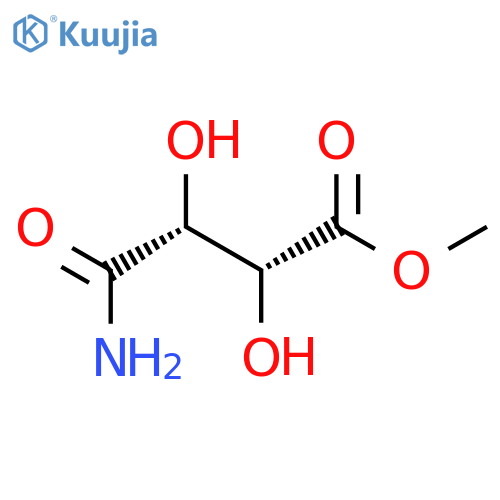 BUTANOIC ACID, 4-AMINO-2,3-DIHYDROXY-4-OXO-, METHYL ESTER, (2R,3R)- structure
