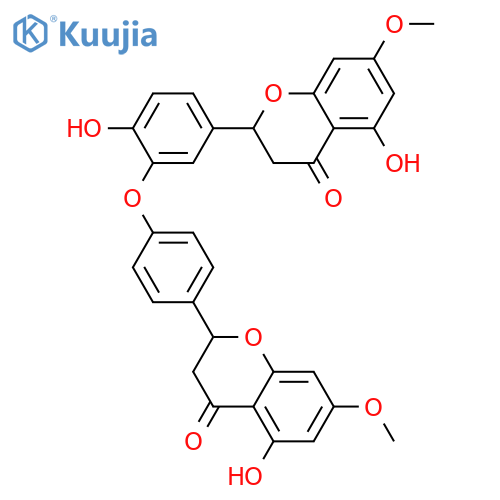 Ochnaflavone; 2,2'',3,3''-Tetrahydro, 7,7''-di-Me ether structure