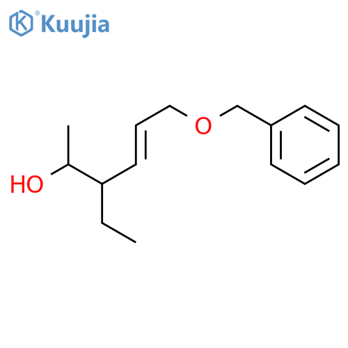 4-Hexen-2-ol, 3-ethyl-6-(phenylmethoxy)-, (4E)- structure