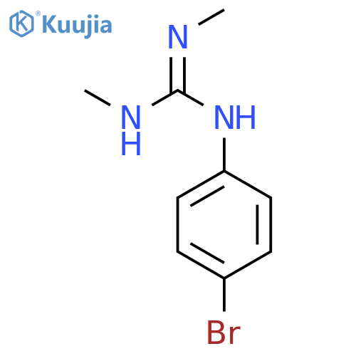 Guanidine, N-(4-bromophenyl)-N',N''-dimethyl- structure